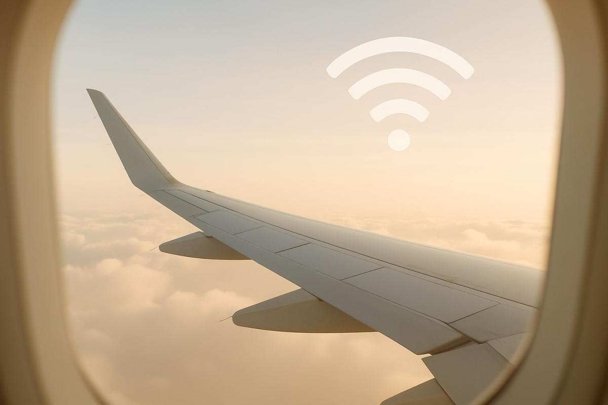 飛行機でのWi-Fi?はい、でも家庭用とは違う
